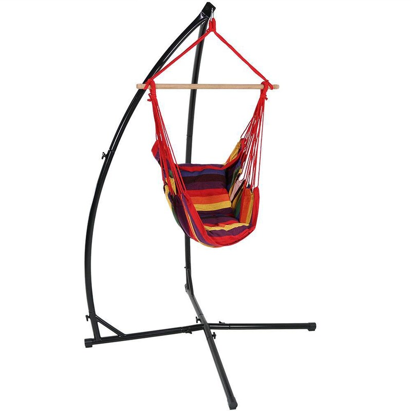 Ultimate Patio Hanging Hammock Chair Swing w/ X-Stand - Mycitystee