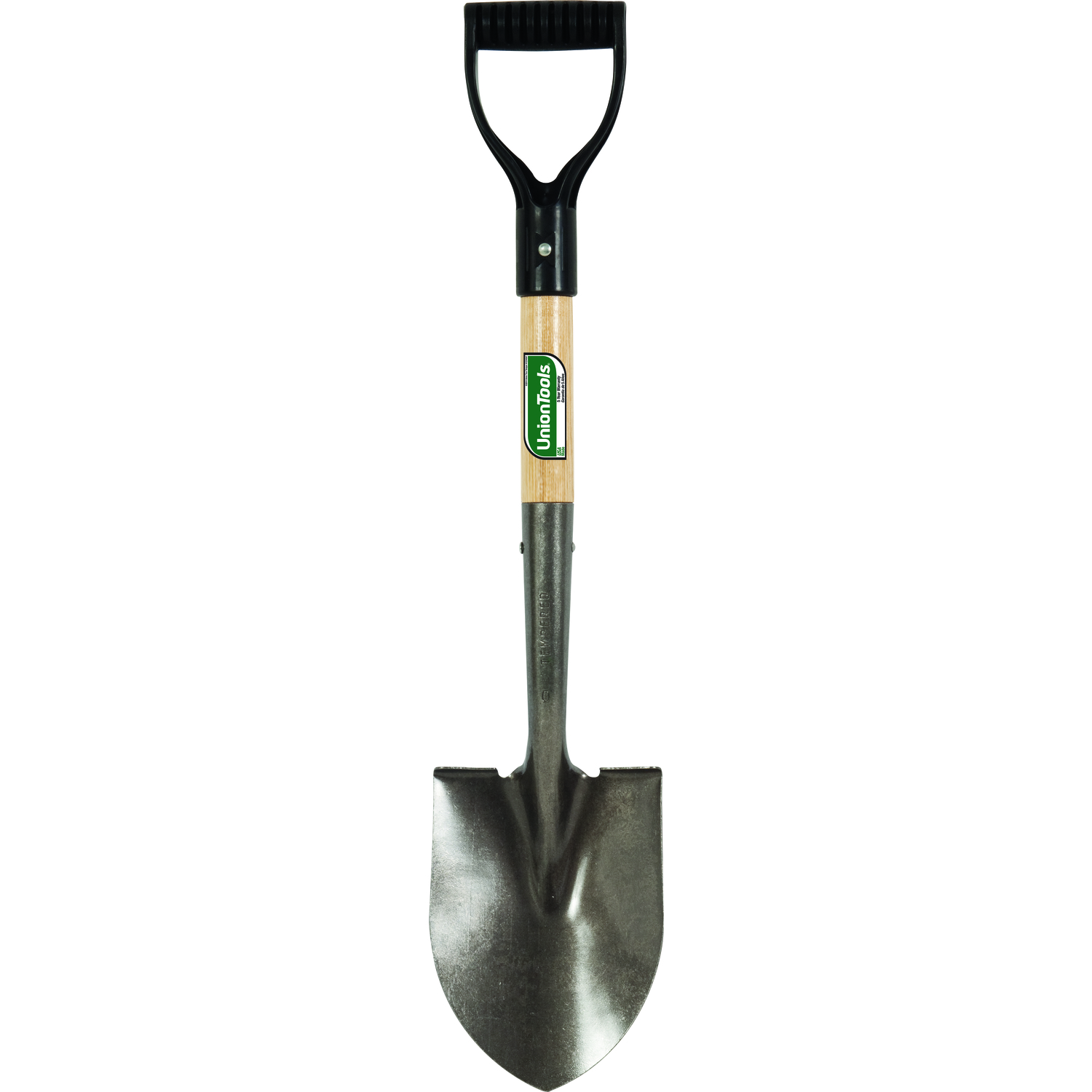 UnionTools 27 in. Carbon Steel Round Digging Shovel Wood Handle - Mycitystee