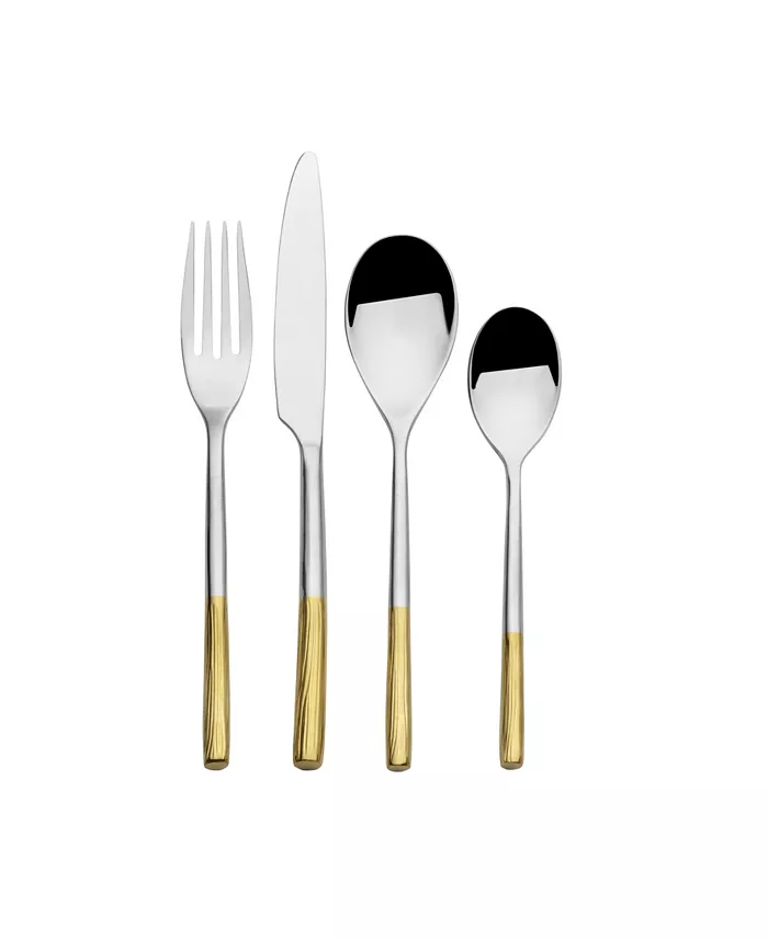 Mikasa Duval Forged 16 Piece Flatware Set - Mycitystee