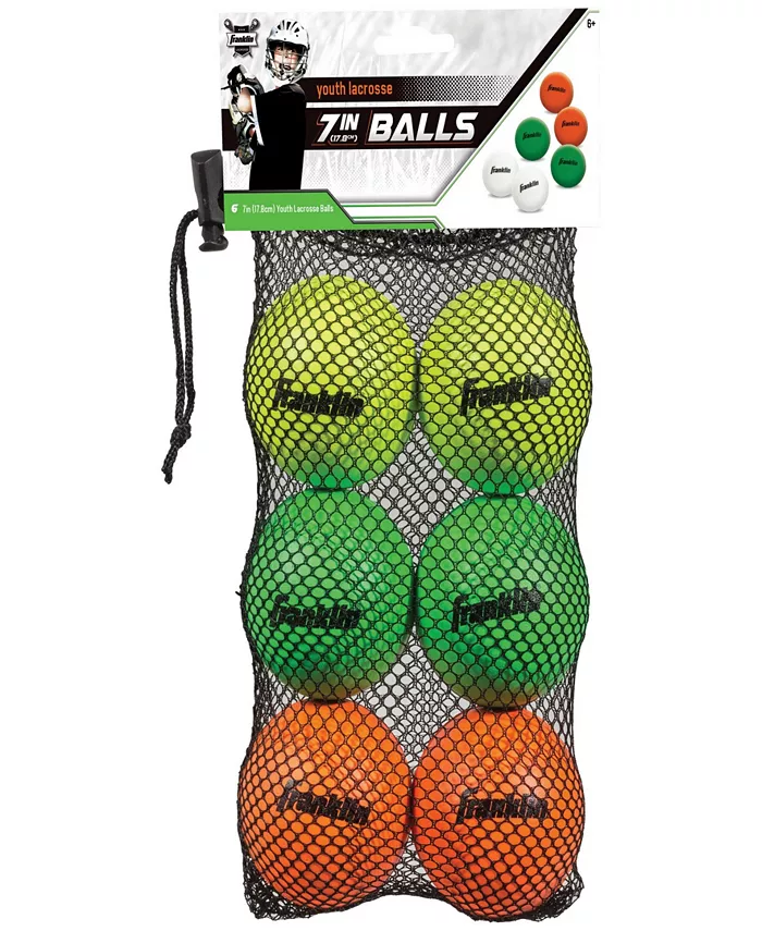 Franklin Sports Youth Lacrosse Balls - 6 Pack - Mycitystee