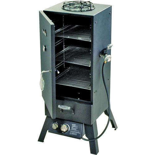 Char-Broil 12701705-DI 11701705 Gas Smoker， Propane， 16500 Btu BTU， Steel， Black - Mycitystee