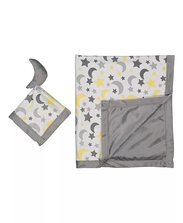 Jesse Lulu Jesse Lulu Baby Boys and Girls 2-Piece Blanket and Toy Security Blanket Set - Mycitystee