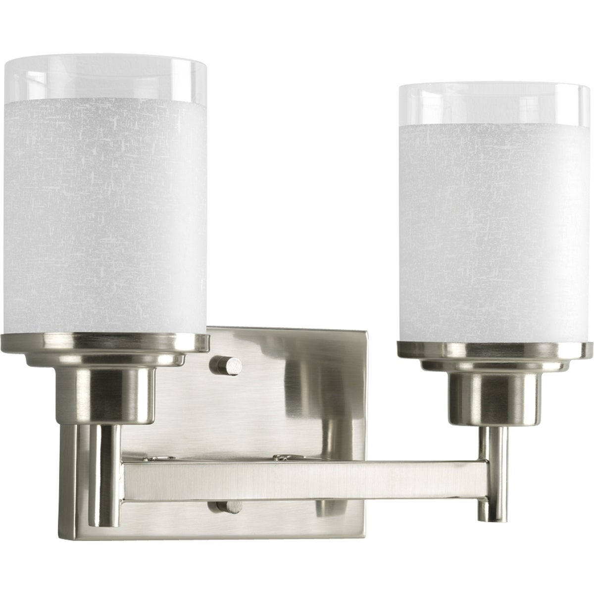Progress Lighting Silvertone Alexa Collection 2-light Brushed Nickel Bath Light - N/A - Mycitystee