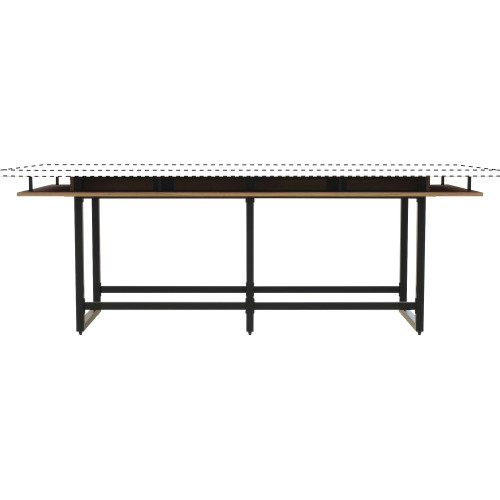 Safco Mirella 10'/12' Standing-Height Table Base (MRCBH3BLK) - Mycitystee