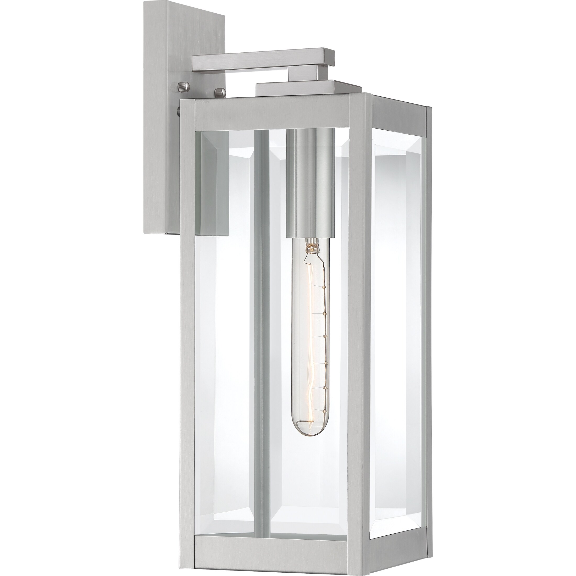 Rumadan Clear Beveled 1-light Outdoor Wall Lantern by Havenside Home Shopping - The Best Deals on Outdoor Wall Lanterns | 35473303 - Mycitystee