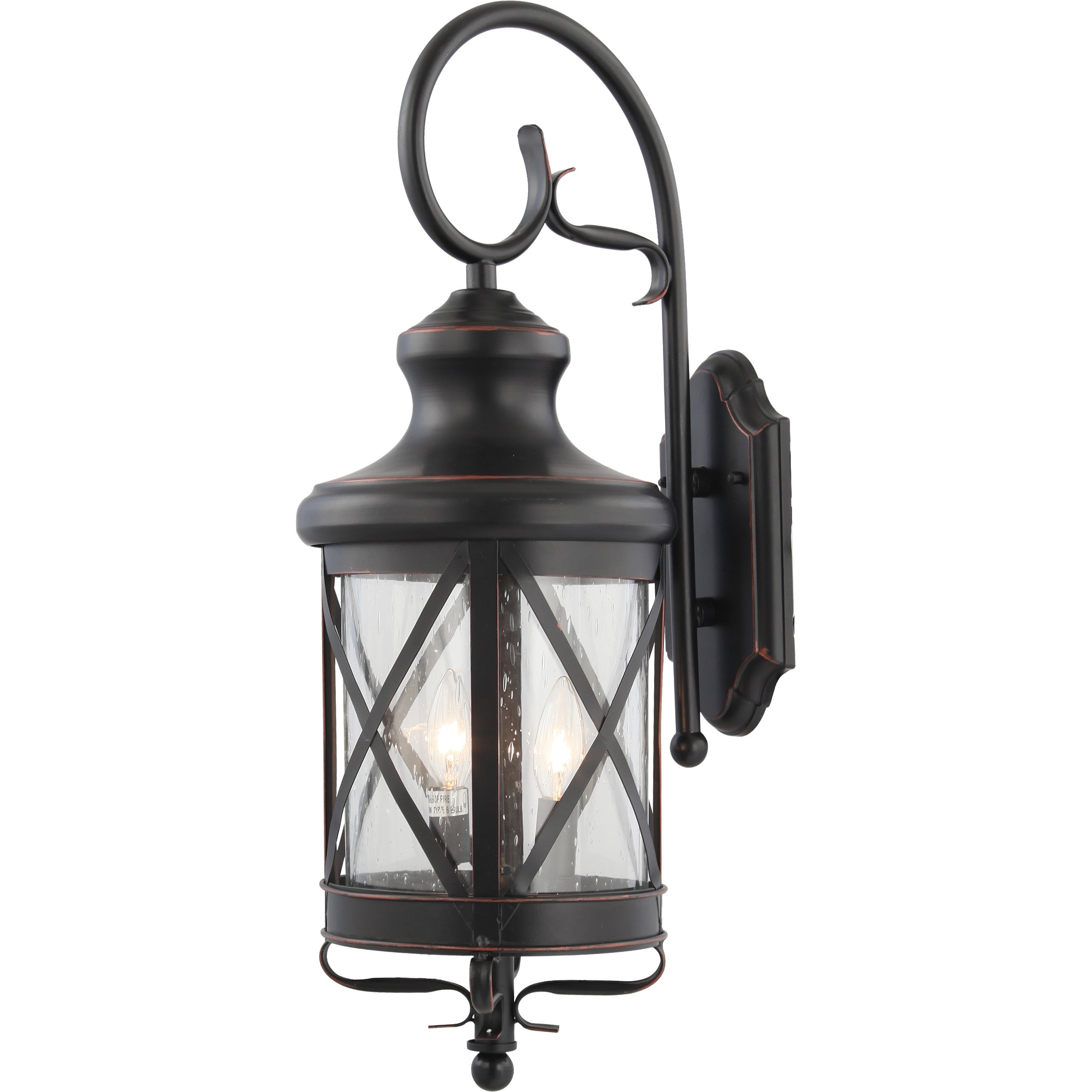 Volume Lighting 2-Light In/Out-door Black Copper Aluminum Wall Sconce Shopping - The Best Deals on Outdoor Wall Lanterns | 36024187 - Mycitystee