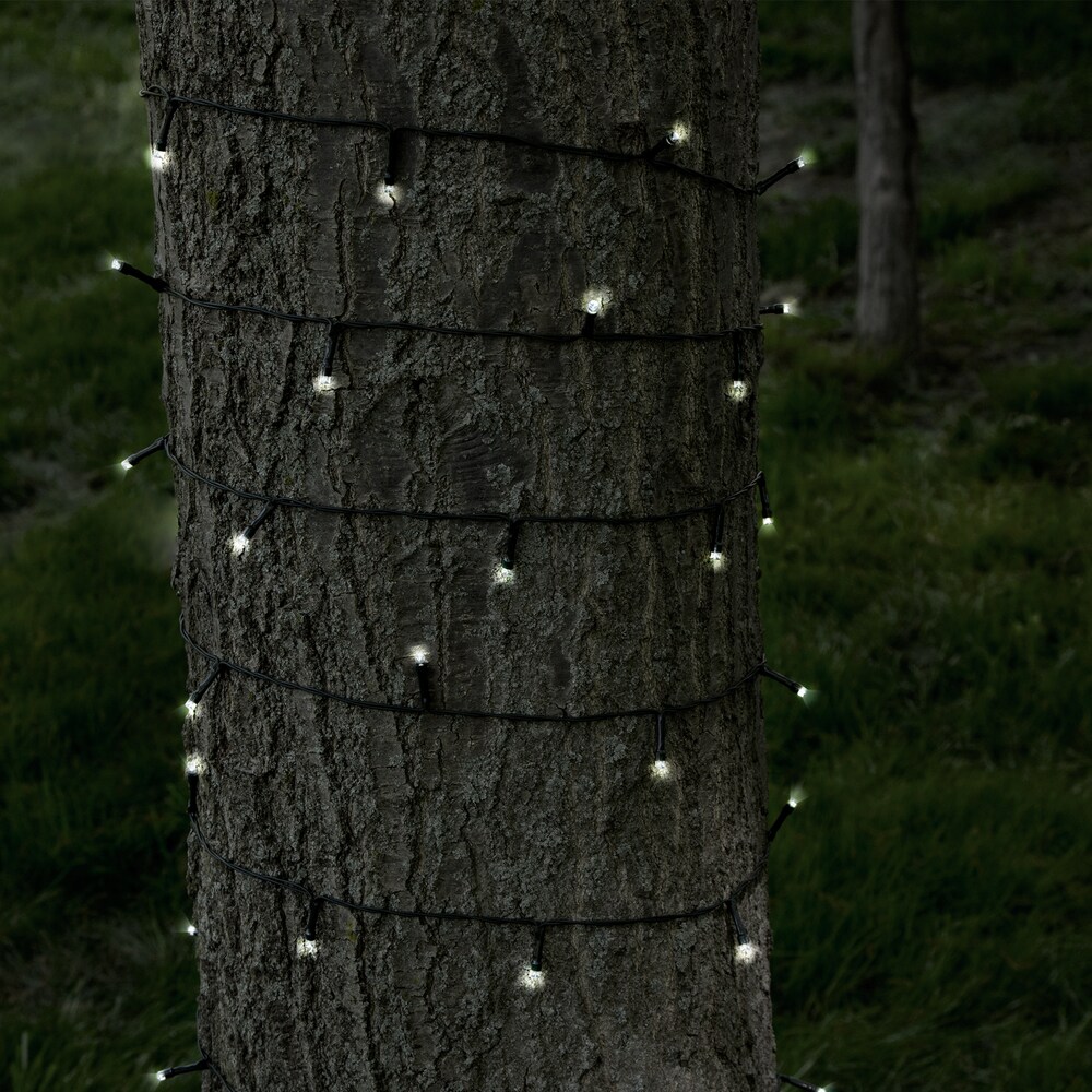 Pure Garden Solar Powered LED String Lights - White - Mycitystee
