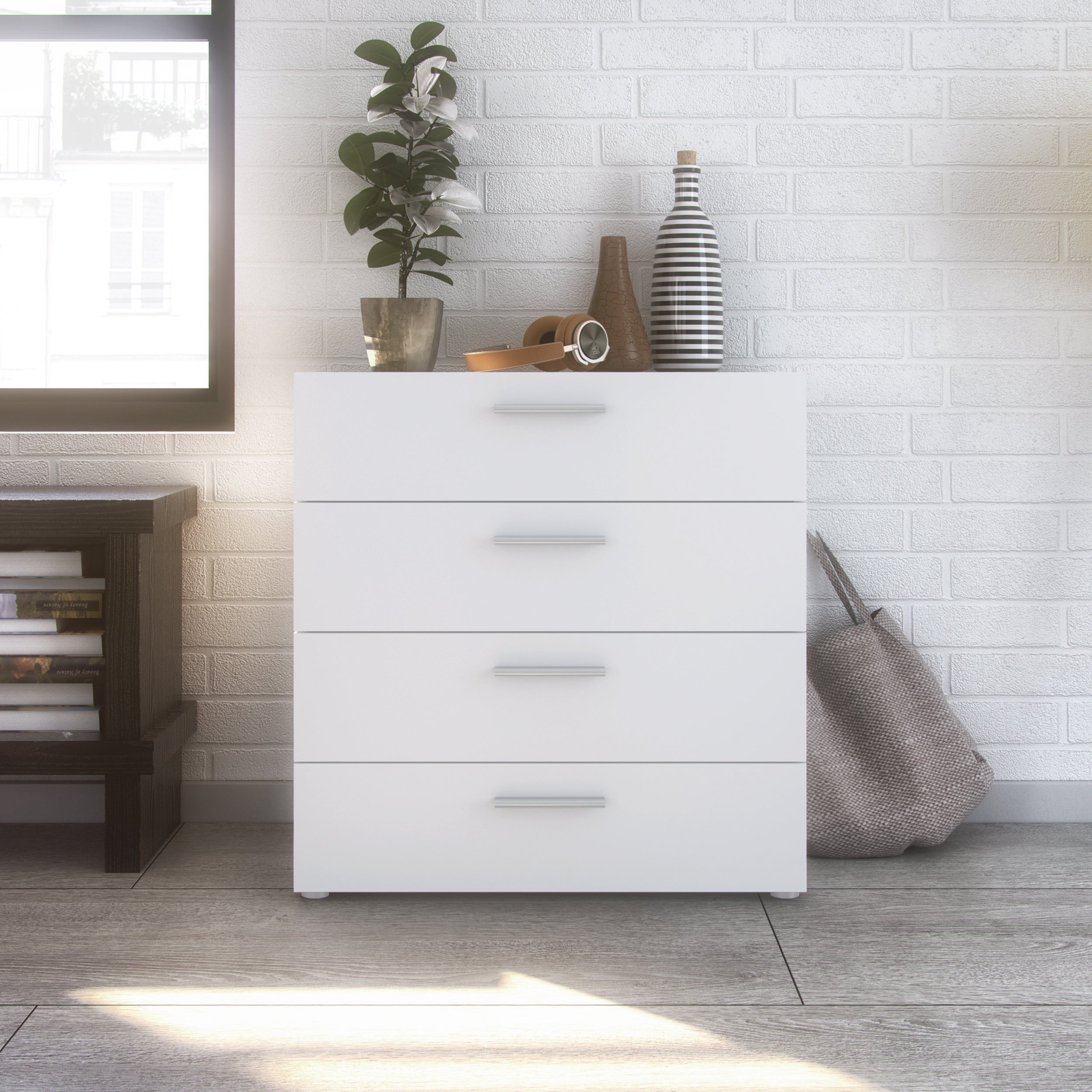 Porch and Den Angus Contemporary 4-drawer Engineered Wood Chest - - 18116182 - Mycitystee