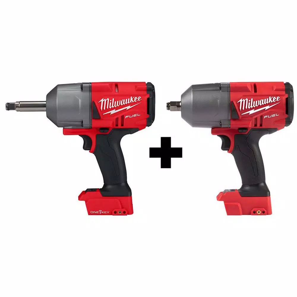 Milwaukee M18 FUEL 18-Volt Lithium-Ion Brushless Cordless 1/2 in. Impact Wrench with Standard and Extended Anvil (Tool-Only) and#8211; XDC Depot - Mycitystee