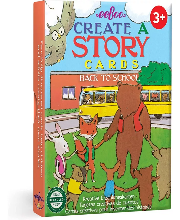 Eeboo Back to School Tell Me a Story Cards - Mycitystee