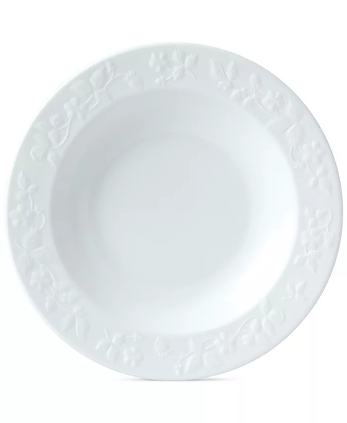 Wedgwood Wild Strawberry White Rim Soup Bowl - Mycitystee