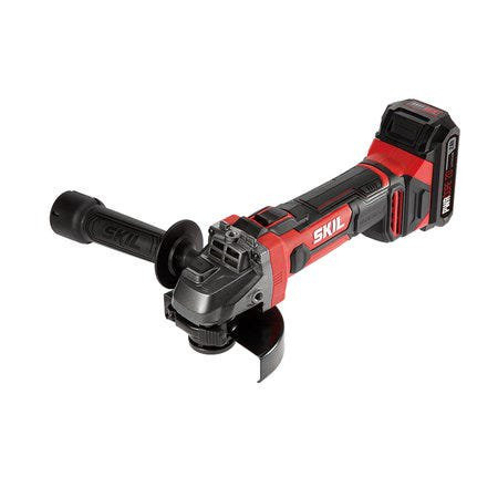 Skil PWR CORE 20™ 20V 4-1/2-Inch Cordless Angle Grinder， 2.0Ah Lithium Battery and Charger - Mycitystee