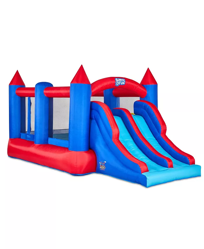 Sunny Fun Bounce House Bouncy House for Kids Outdoor W Toddler Slide - Mycitystee