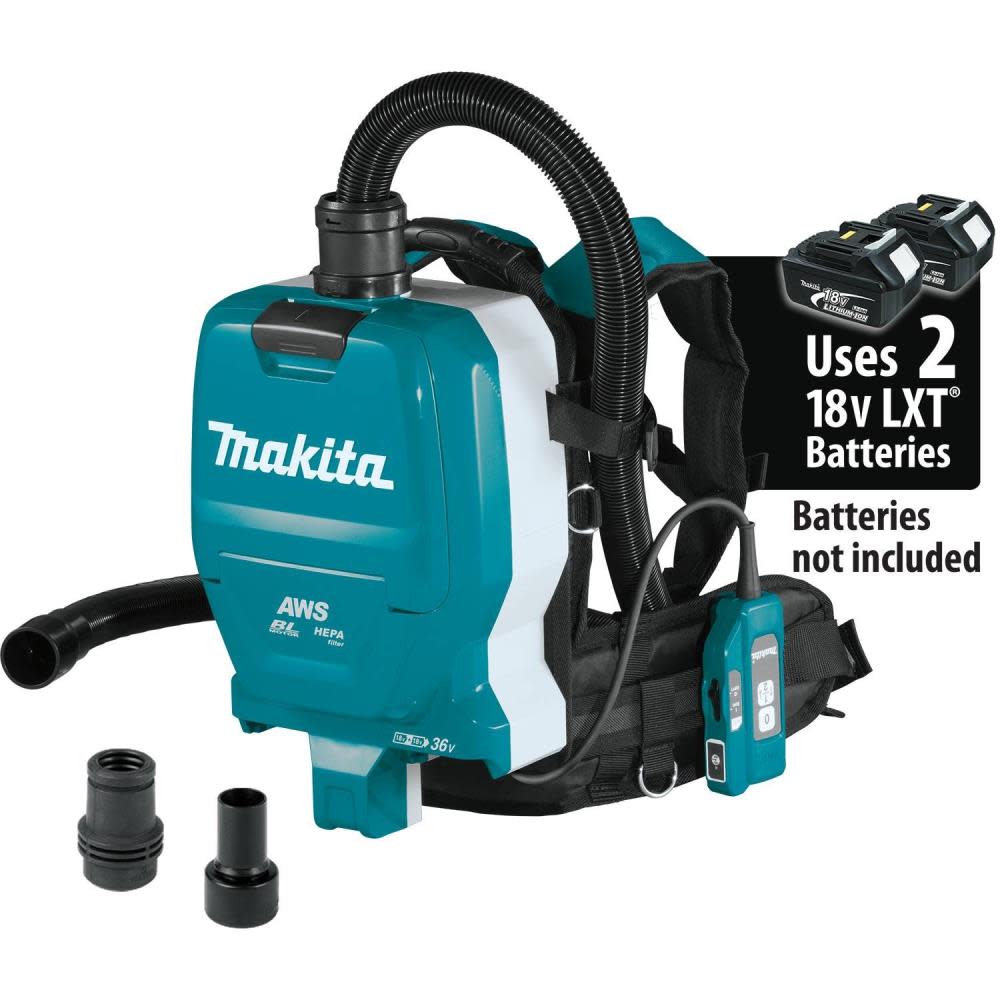 Makita 18V X2 LXT 36V 1/2 Gallon HEPA Backpack Dry Dust Extractor Bare Tool XCV10ZX from Makita - Mycitystee