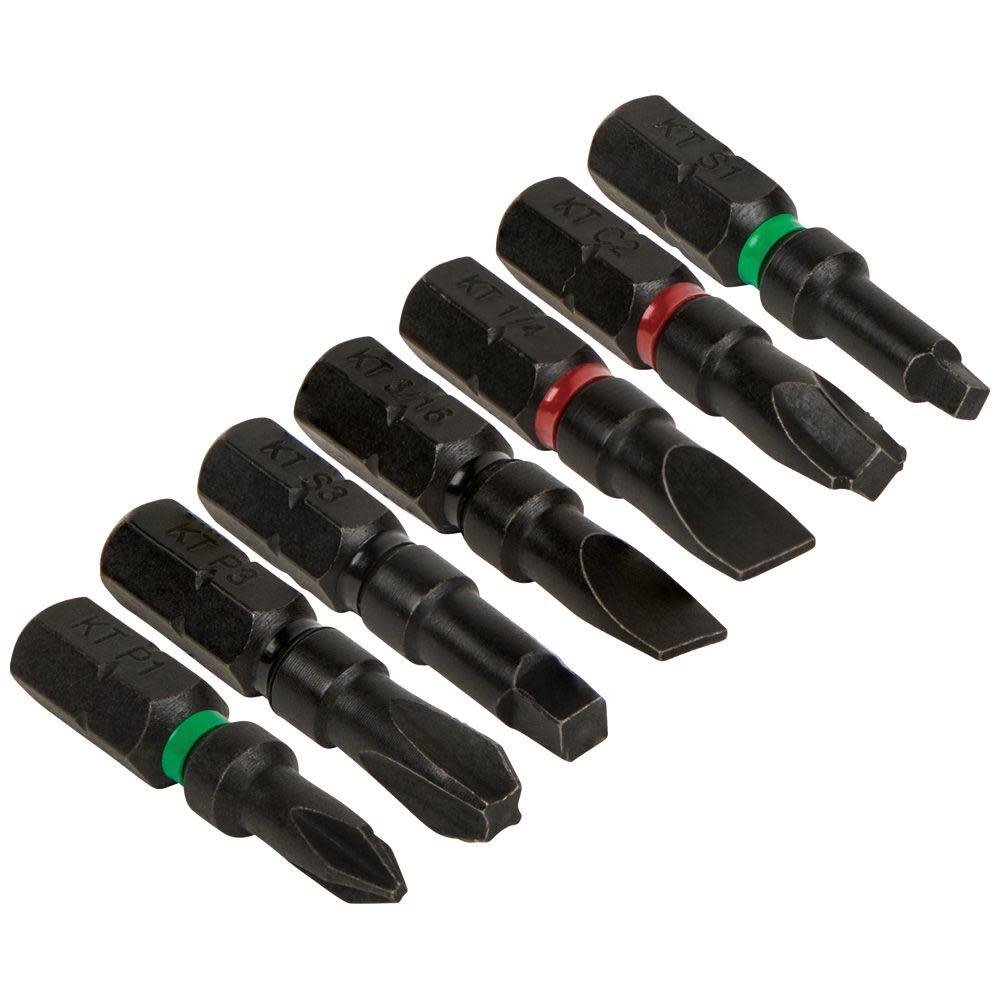 Impact Power Bits， Assorted 7-PK - Mycitystee