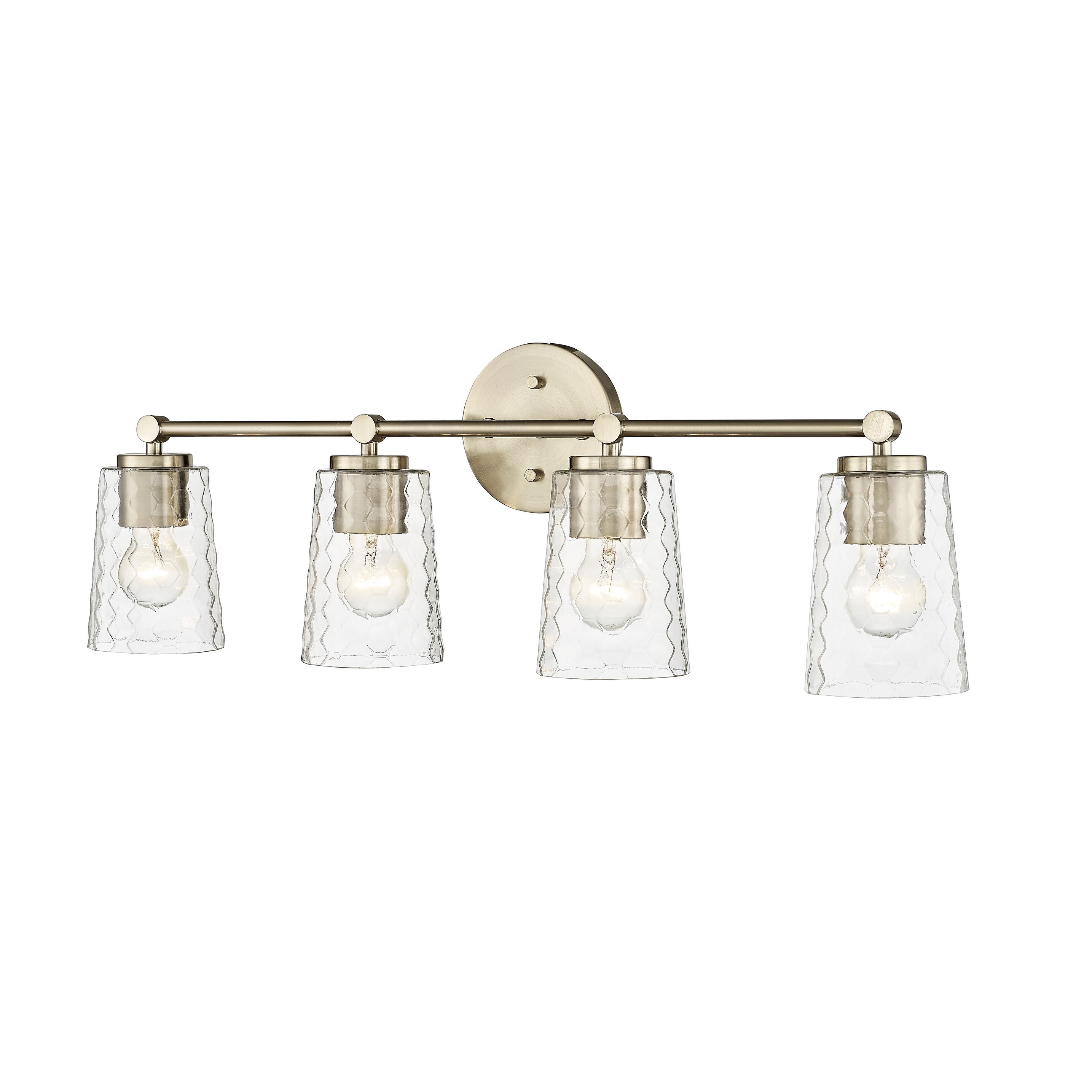 Millennium Lighting Ashli 2 Light Vanity Light with Clear Honeycomb Glass Shades - Mycitystee