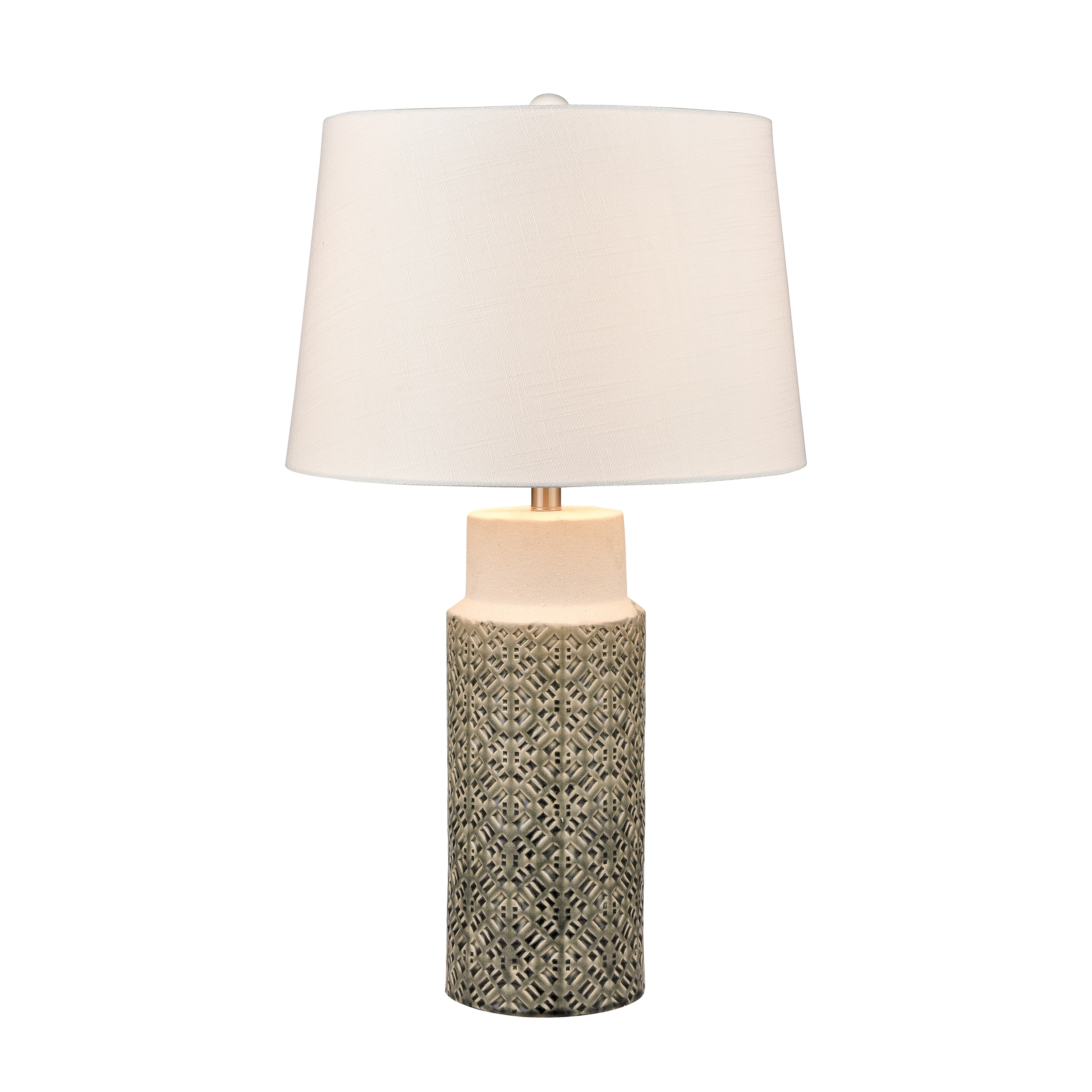 Tula 30'' High 1-Light Table Lamp - Gray - Mycitystee