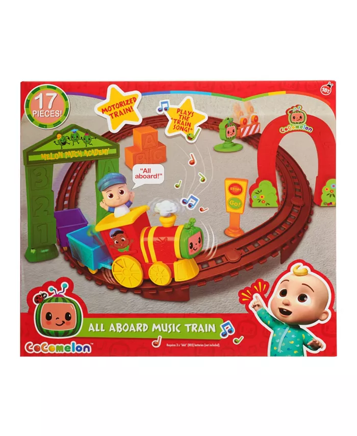 Cocomelon All Aboard Music Train Set， 15 Piece - Mycitystee