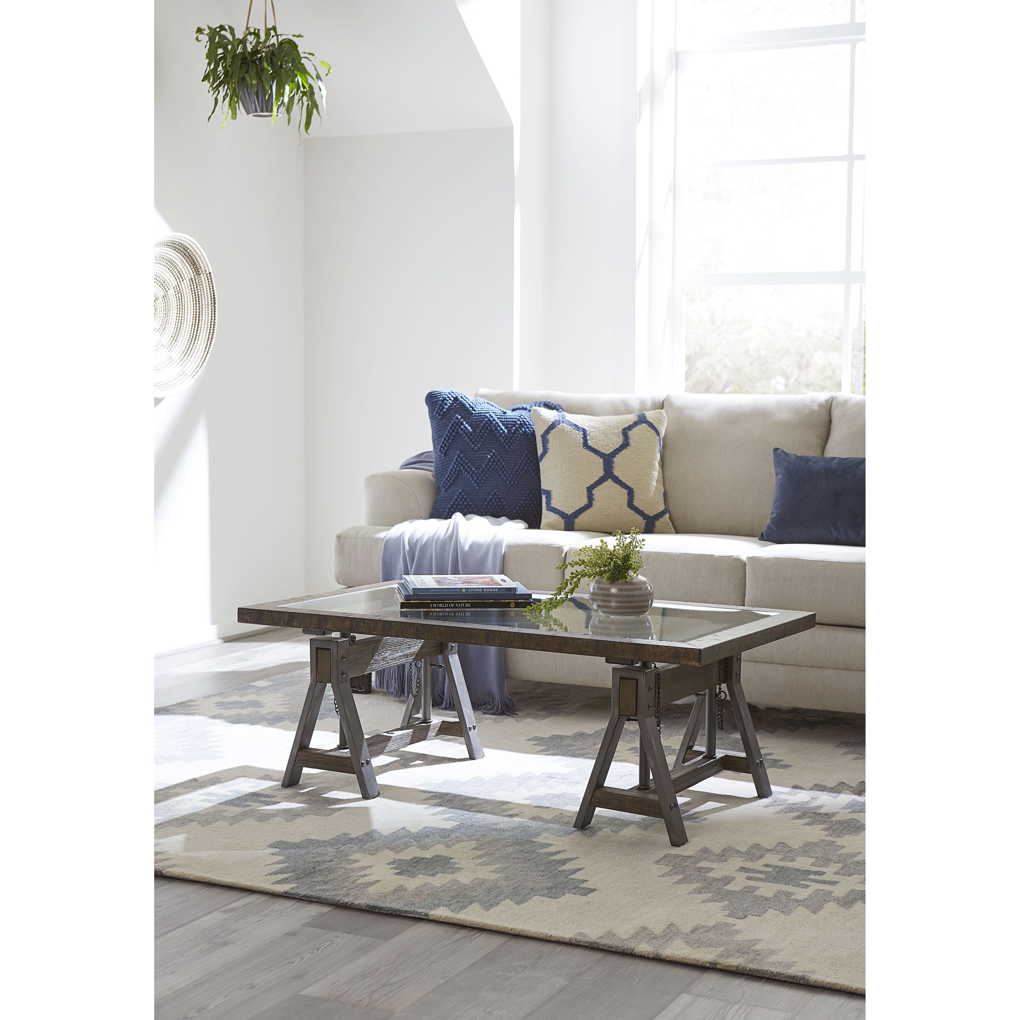 Medici Coffee Table in Charcoal Brown - Mycitystee