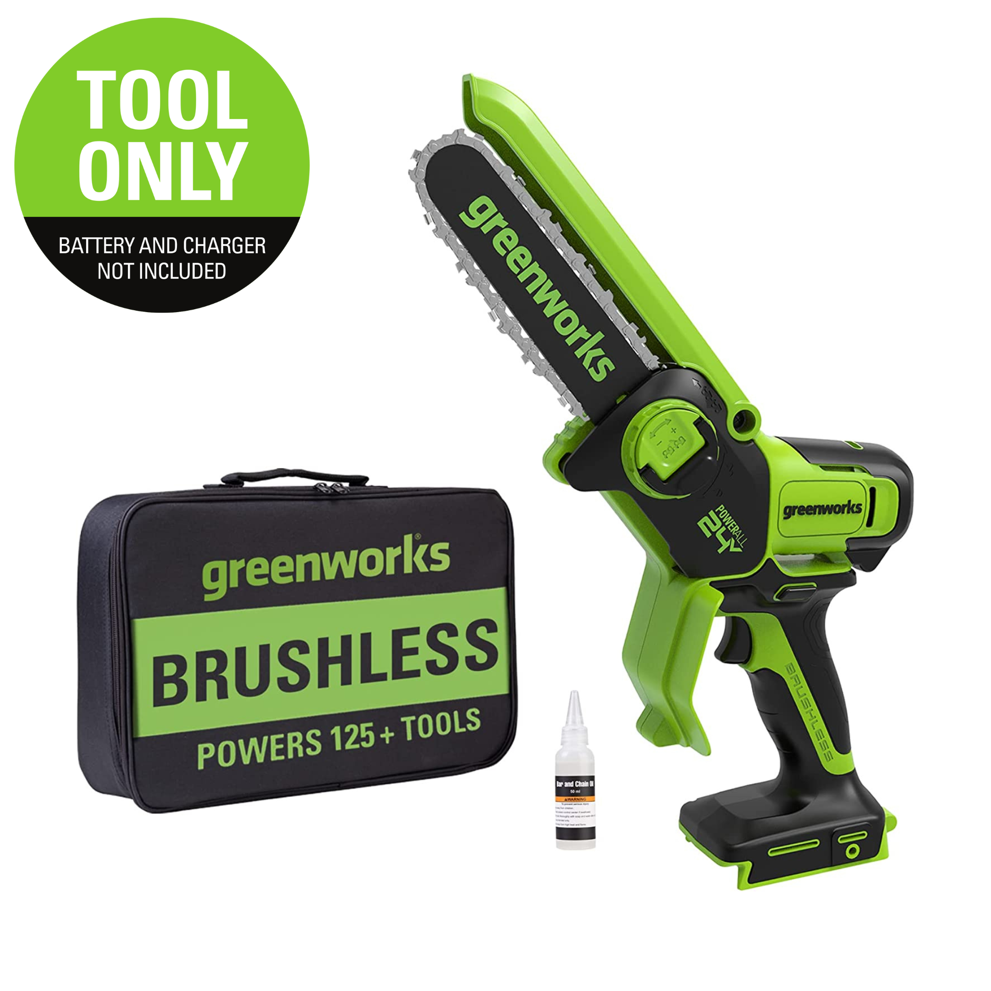 24V 6” Cordless Battery Brushless Pruner Saw (Tool Only) - Mycitystee