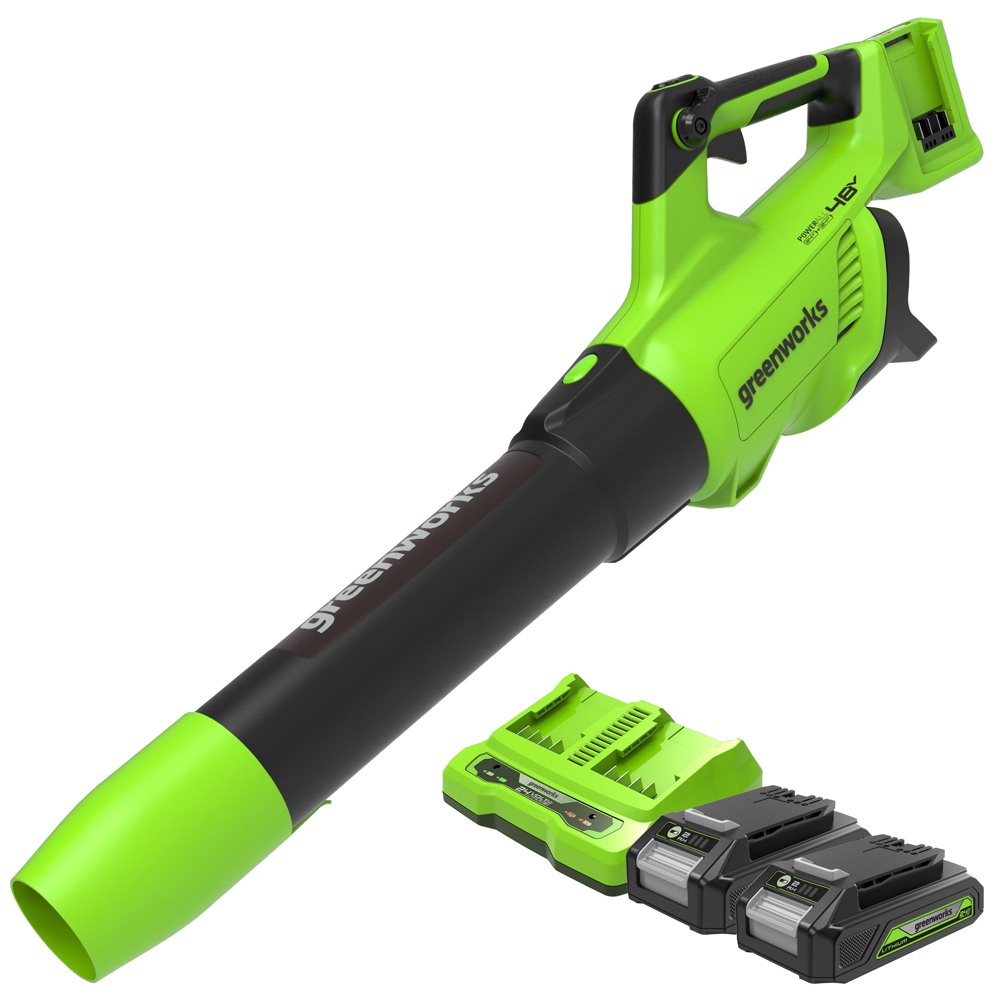48V 515 CFM Leaf Blower， Battery  Charger | Greenworks Tools - Mycitystee