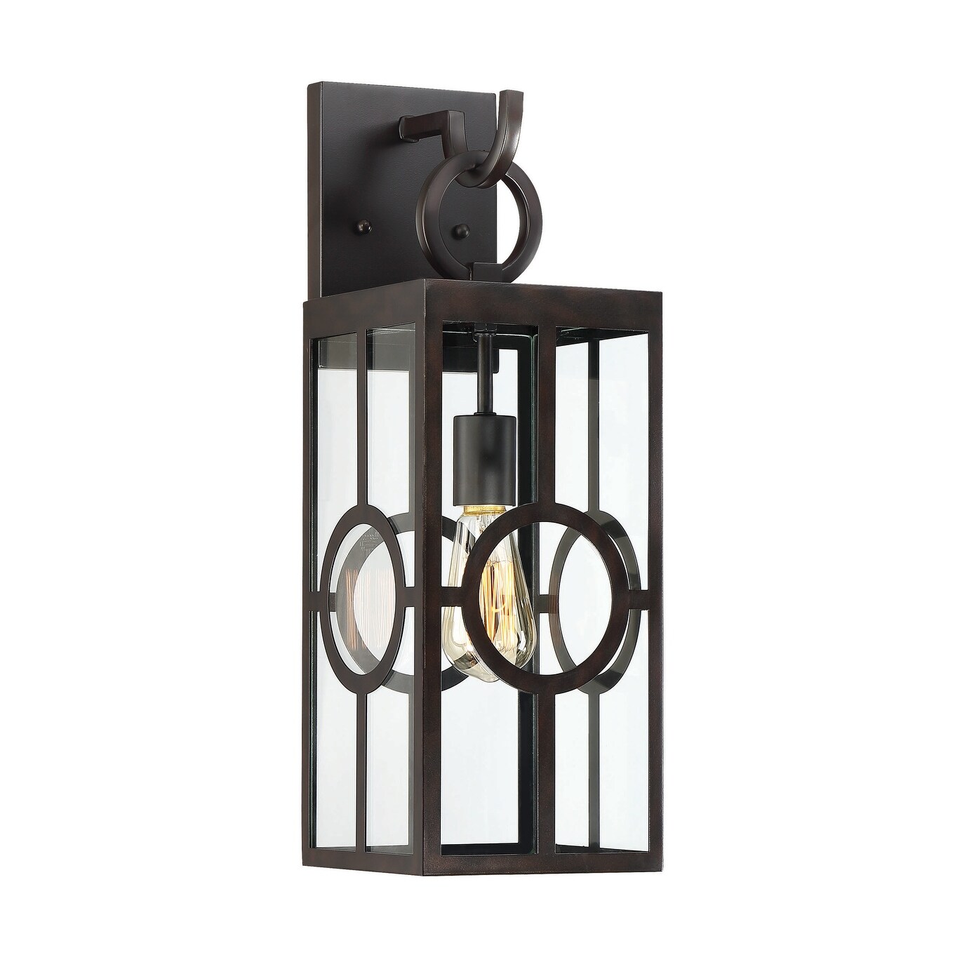 Savoy House Lauren 1-Light Outdoor Wall Lantern in English Bronze - Mycitystee