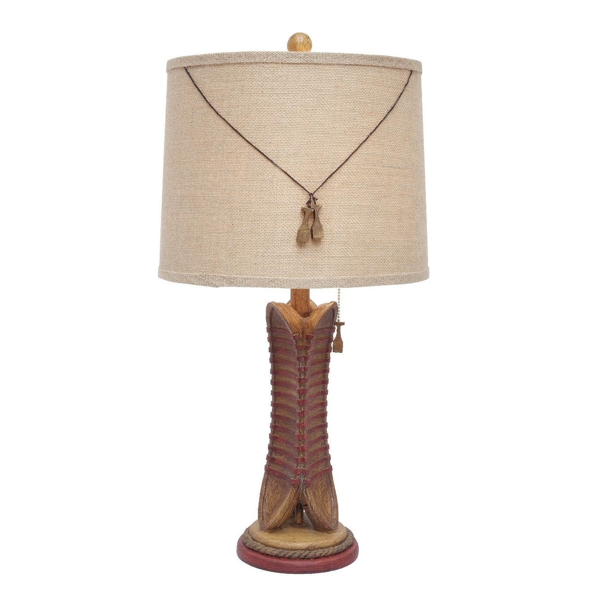Canoe Rustic Canoe 26-inch Table Lamp - Mycitystee