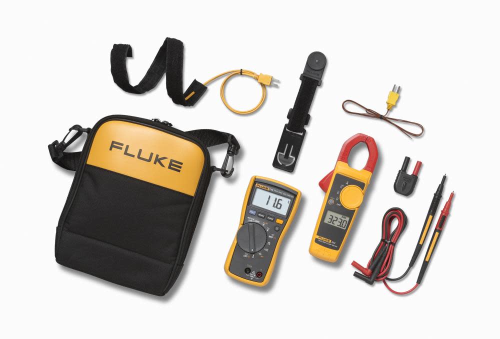 Fluke 116/323 HVAC Combo Kit - Includes Multimeter and Clamp Meter - Mycitystee