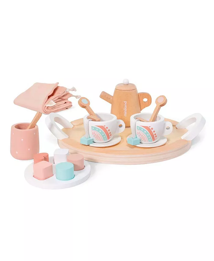 MINILAND Doll Wooden Tea Set - Mycitystee
