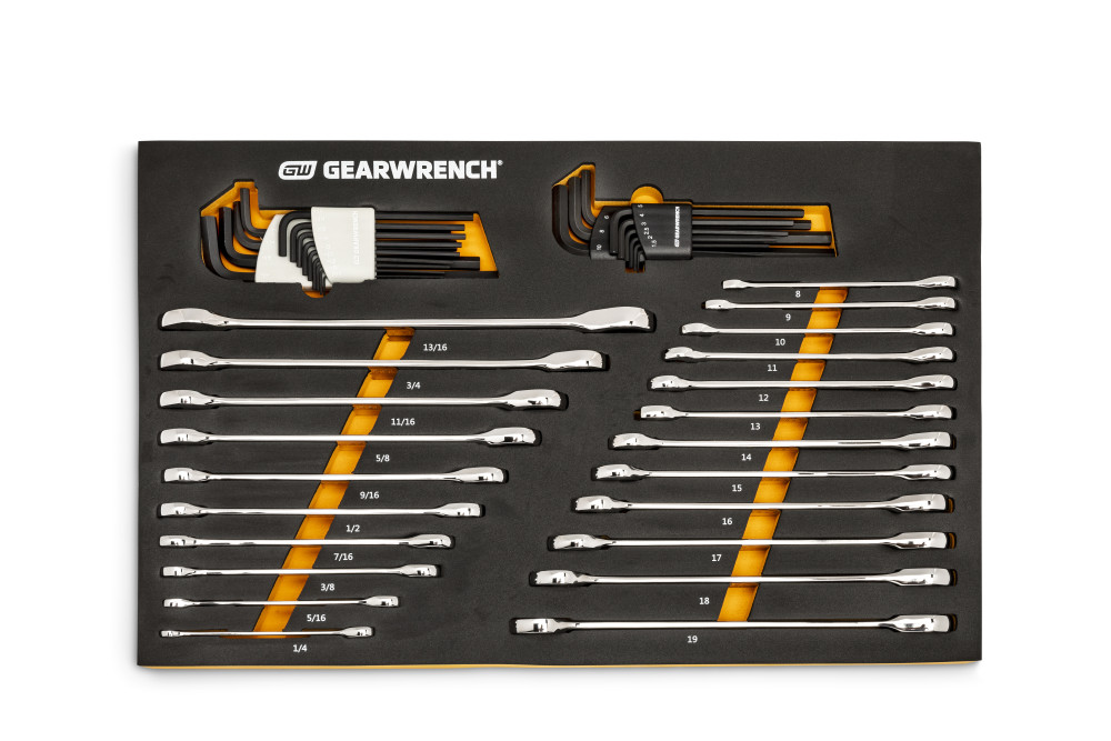 GEARWRENCH SAE/Metric Ratcheting Wrench and Hex Key Set 90T 44pc 86528 from GEARWRENCH - Mycitystee