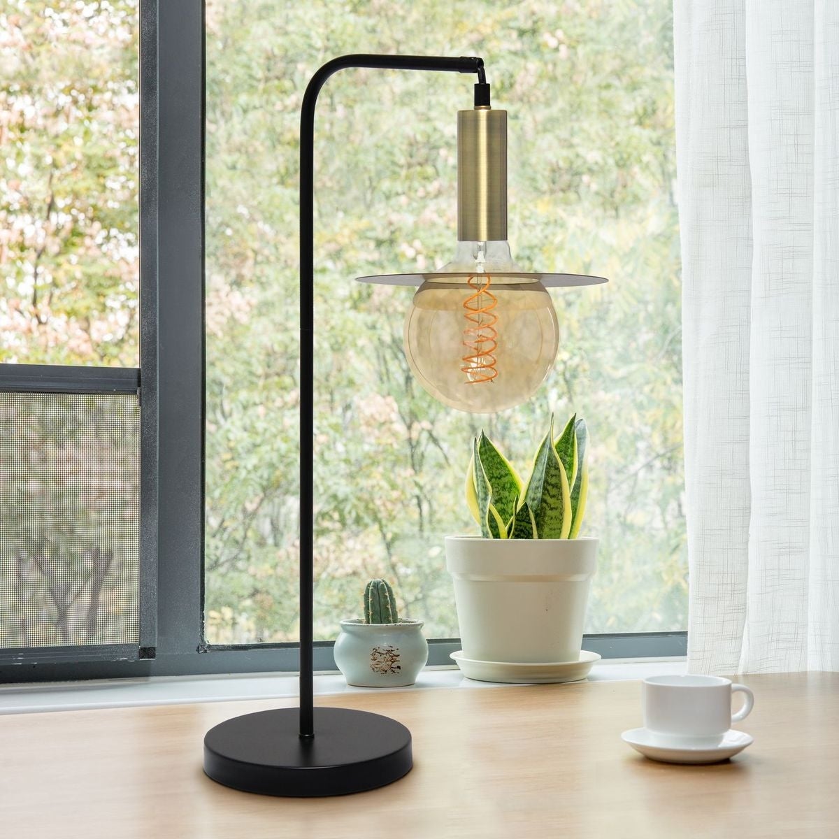 Lalia Home Oslo Table Lamp， Black - Mycitystee