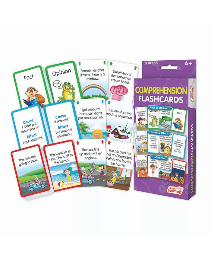 Redbox Junior Learning Comprehension Flashcards Educational Learning Game - Mycitystee