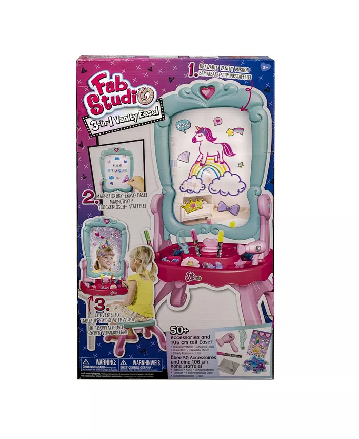 Grow 'N Up Fab Studio 3 in 1 Vanity Easel - Mycitystee
