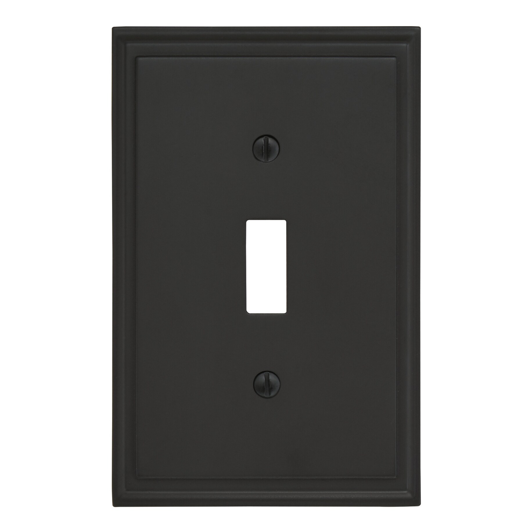 Mulholland 1 Toggle Black Bronze Wall Plate - 1 Toggle - Mycitystee