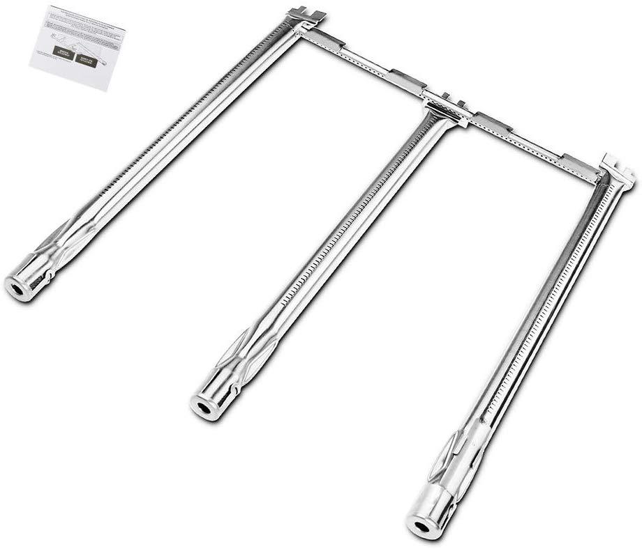 Grill Burner 67025 for Weber Spirit II E-310 and Spirit S-310 3 Burner Grills, 304 SSA Steel Weber Parts - Mycitystee