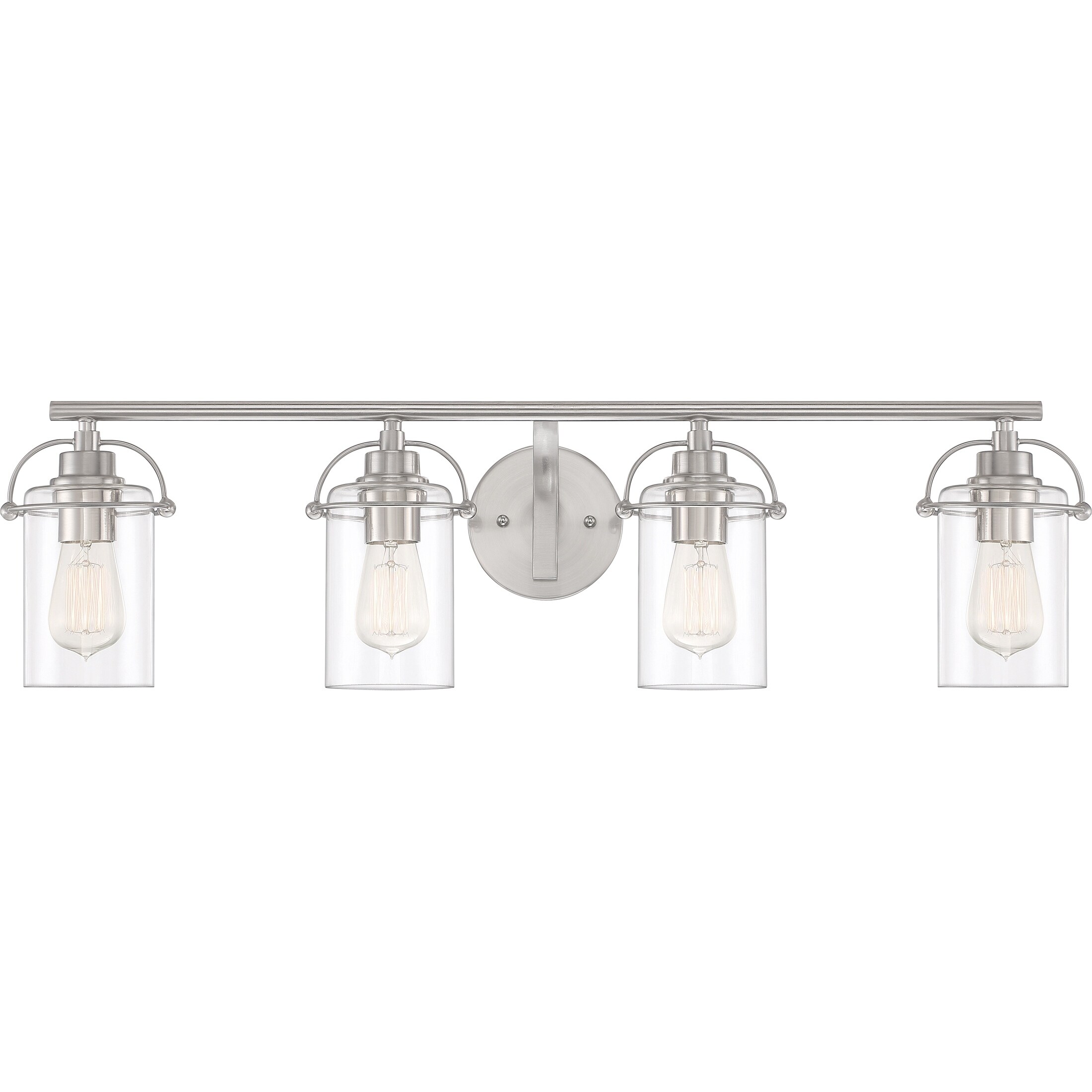 Quoizel Emerson Brushed Nickel 4-light Vanity Light - Brushed Nickel - Mycitystee