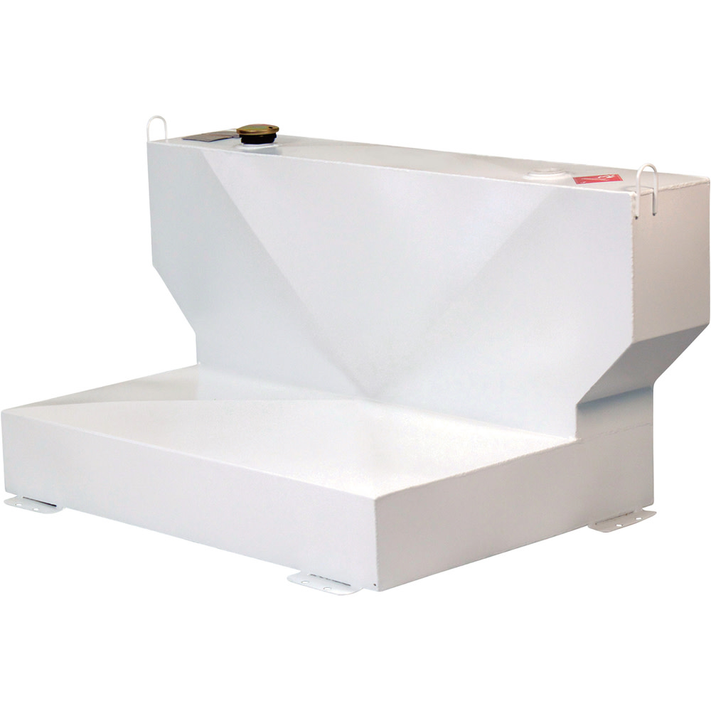 98 Gallon HD Series T-Top and#8220;Land#8221; Transfer Tank， STEEL， WHITE - Mycitystee