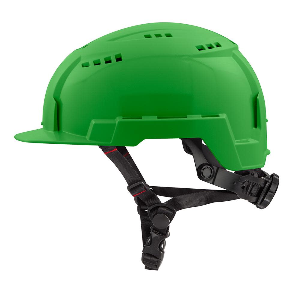 Milwaukee Green Front Brim Vented Helmet with BOLT Class C 48-73-1326 from Milwaukee - Mycitystee