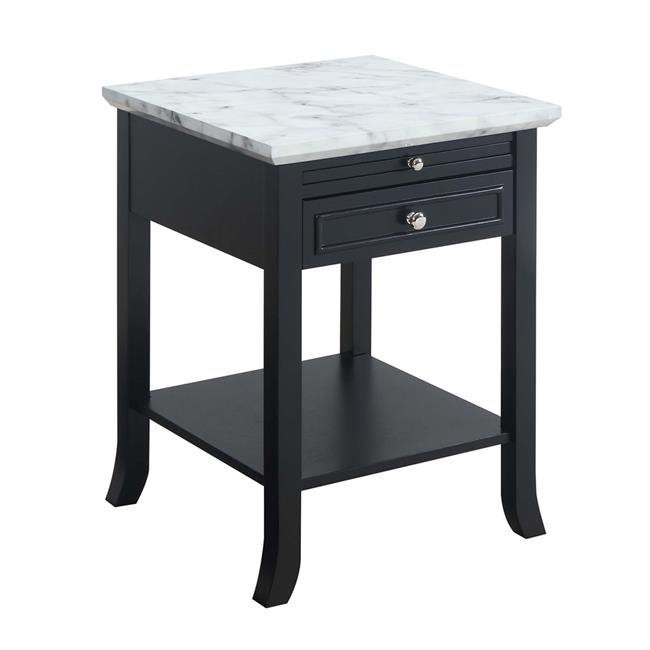 American Heritage Logan End Table with Drawer and Slide - Mycitystee