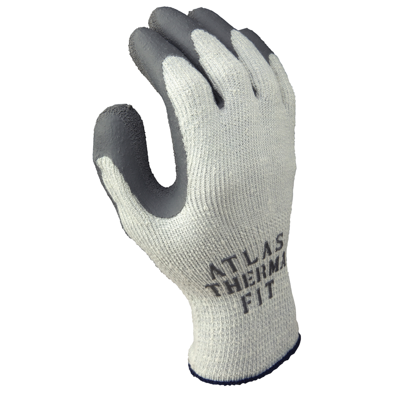 Atlas Therma Fit Unisex Indoor/Outdoor Cold Weather Work Gloves Gray S 1 pair - Mycitystee
