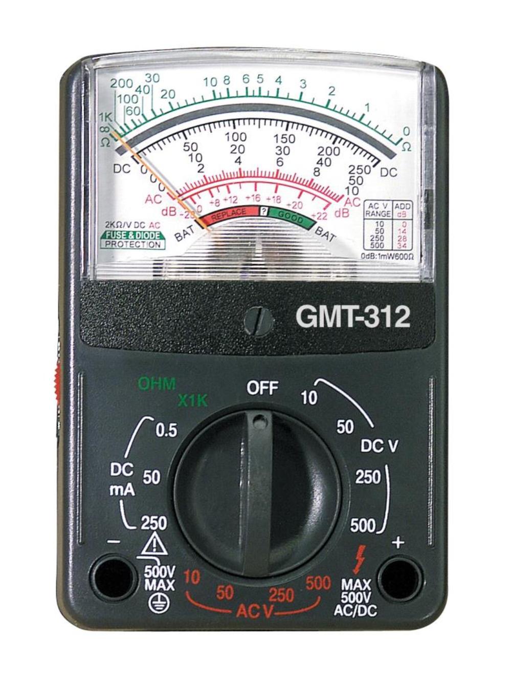 5 Function, 12 Range Analog Multimeter, 1/Clam - Mycitystee