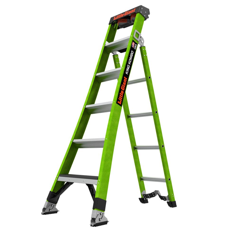 Little Giant KING KOMBO Ladder Technical 6' ANSI Type IAA 375 lb - Mycitystee
