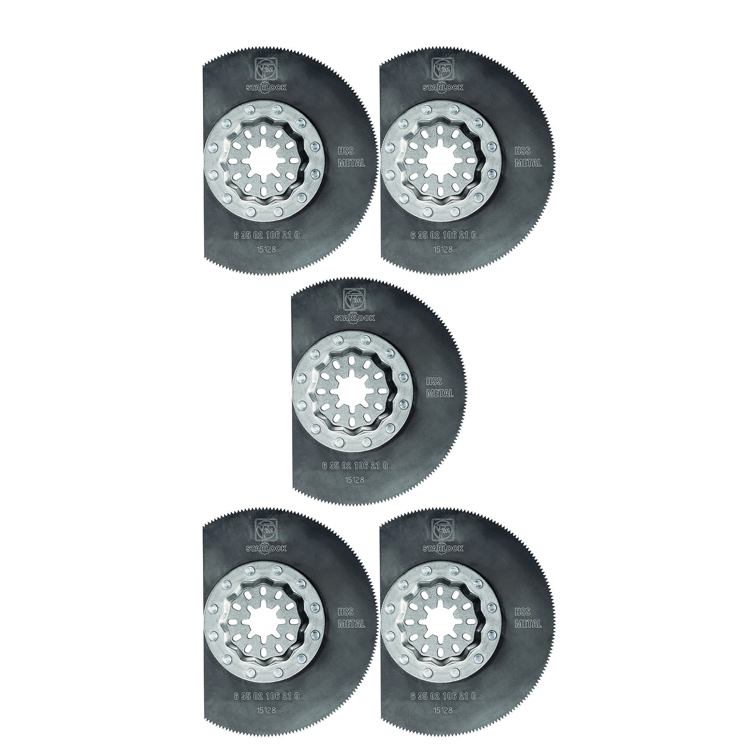 Fein Starlock 3-3/8 in. X 3-3/8 in. L High Speed Steel Segment Saw Blade 5 pk - Mycitystee