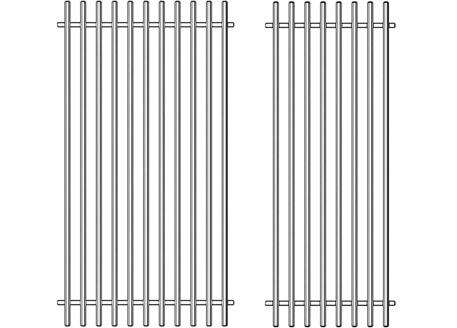 Grates Grid for CharBroil 463660421, 463654022, 463655621, 463660021, 463630422, 463630021, 463655421, 463655021 Performance 2 Burner Gas Grills - Mycitystee