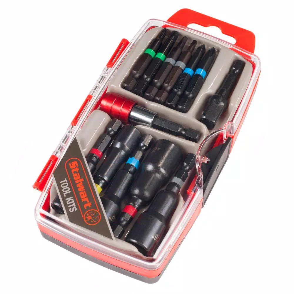 Stalwart Power Bit and SAE Nut Driver Set (13-Piece) and#8211; XDC Depot - Mycitystee