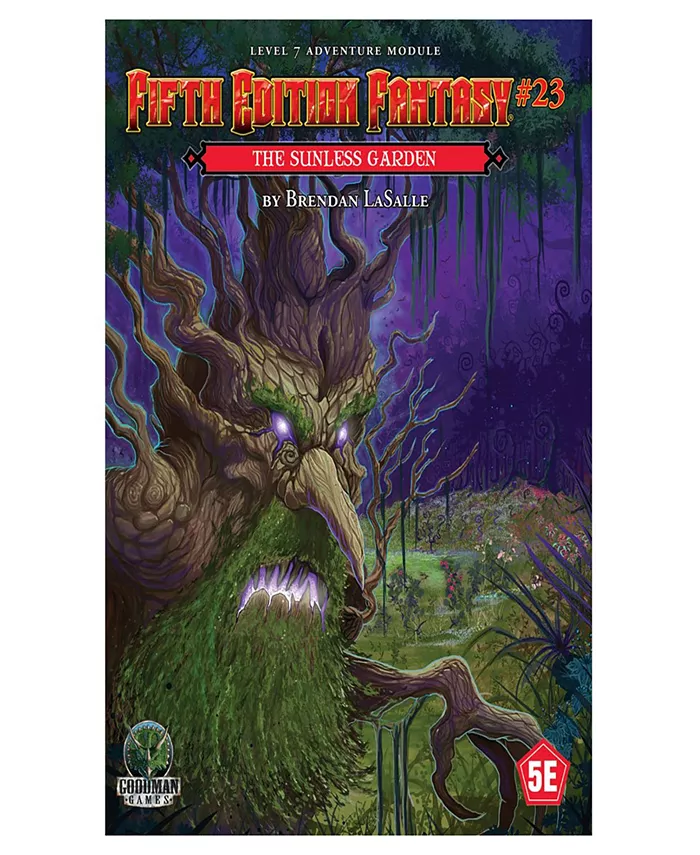 Goodman Games Fifth Edition Fantasy 23andnbspThe Sunless Garden Role Playing Game Book - Mycitystee