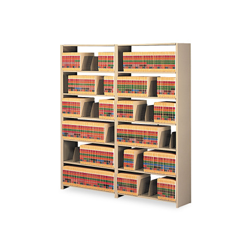 Tennsco Snap-Together Steel Seven-Shelf Closed Starter Set， 48w x 12d x 88h， Sand (128848PCSD) - Mycitystee