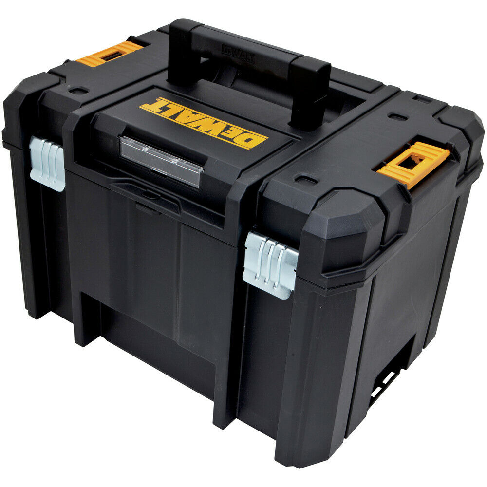 DEWALT DWST17806 TSTAK VI Deep Storage Box With Flat Top， Black - Mycitystee