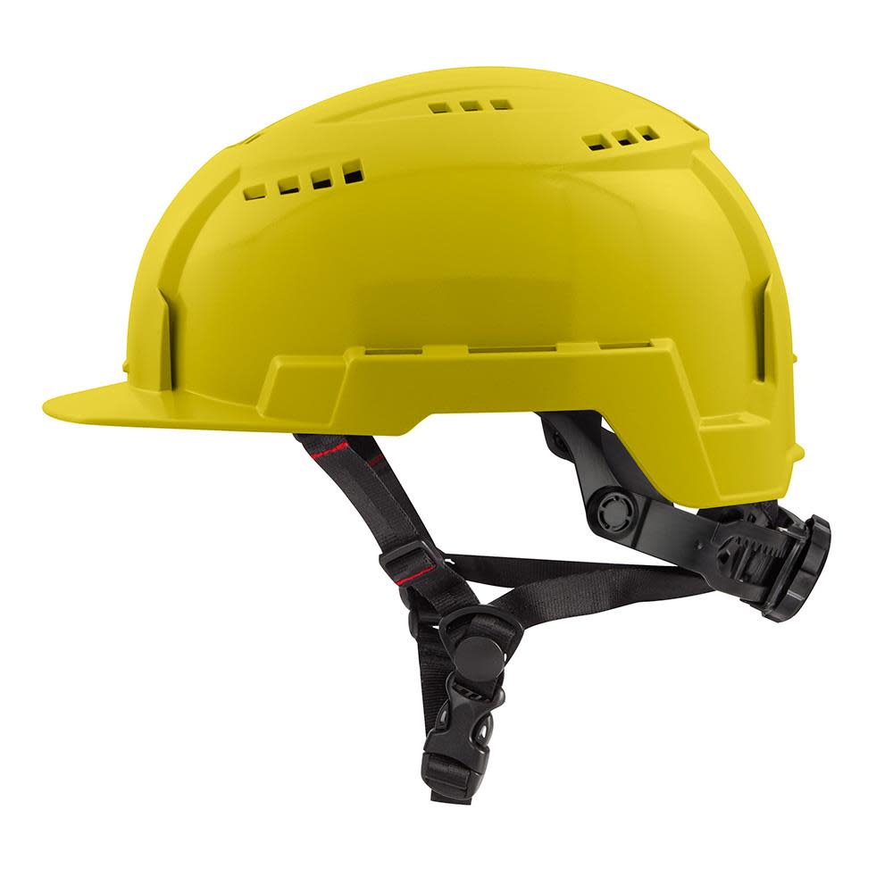 Milwaukee Yellow Front Brim Vented Safety Helmet with BOLT Class C 48-73-1322 from Milwaukee - Mycitystee