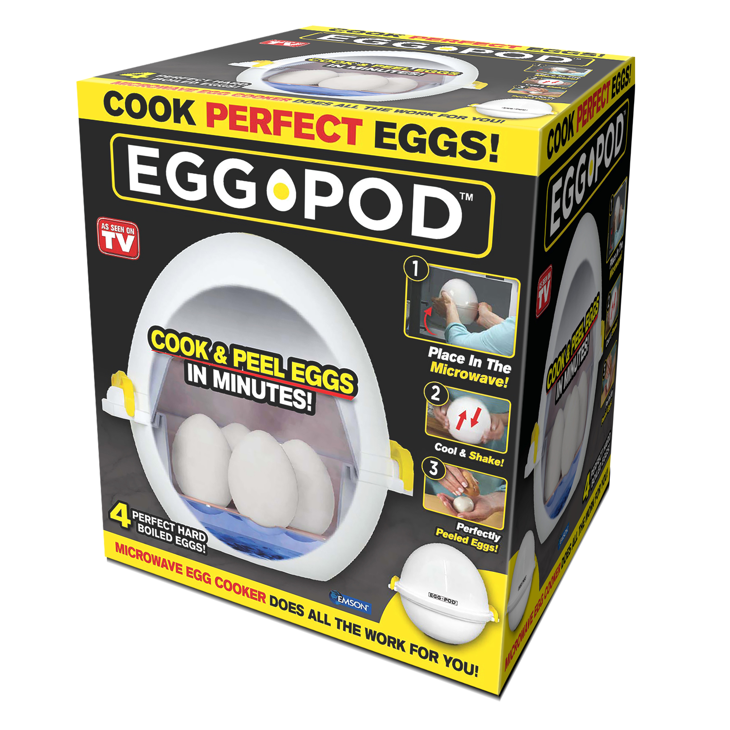 Egg Pod White Microwave Egg Cooker - Mycitystee